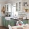 Beautiful And Cozy Green Kitchen Ideas44