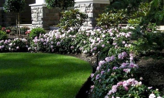 46 Beautiful Simple Front Yard Landscaping Design Ideas - BESTHOMISH