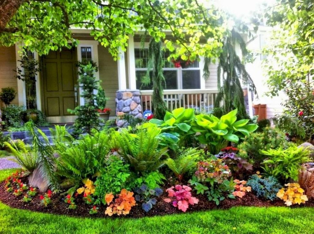  Beautiful Simple Front Yard Landscaping Design Ideas - Simple Landscape Designs For Front Of House