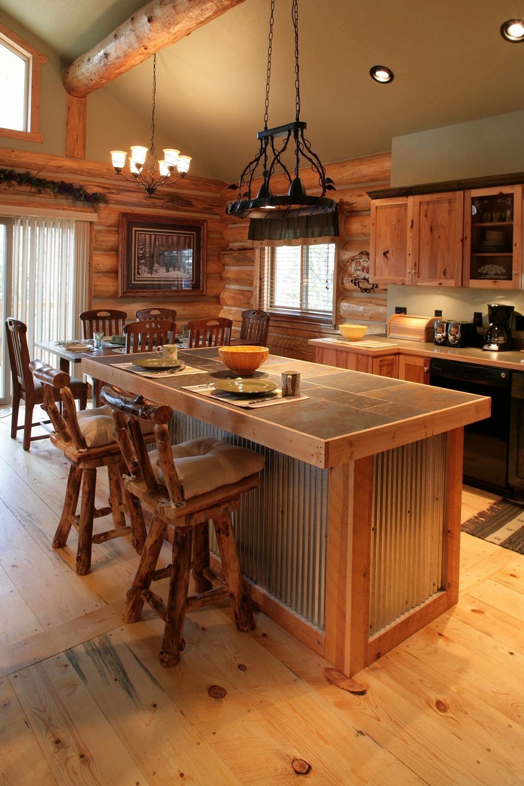 40 Warm Cozy Rustic Kitchen Designs For Your Cabin - BESTHOMISH