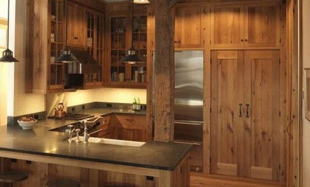 40 Warm Cozy Rustic Kitchen Designs For Your Cabin - BESTHOMISH