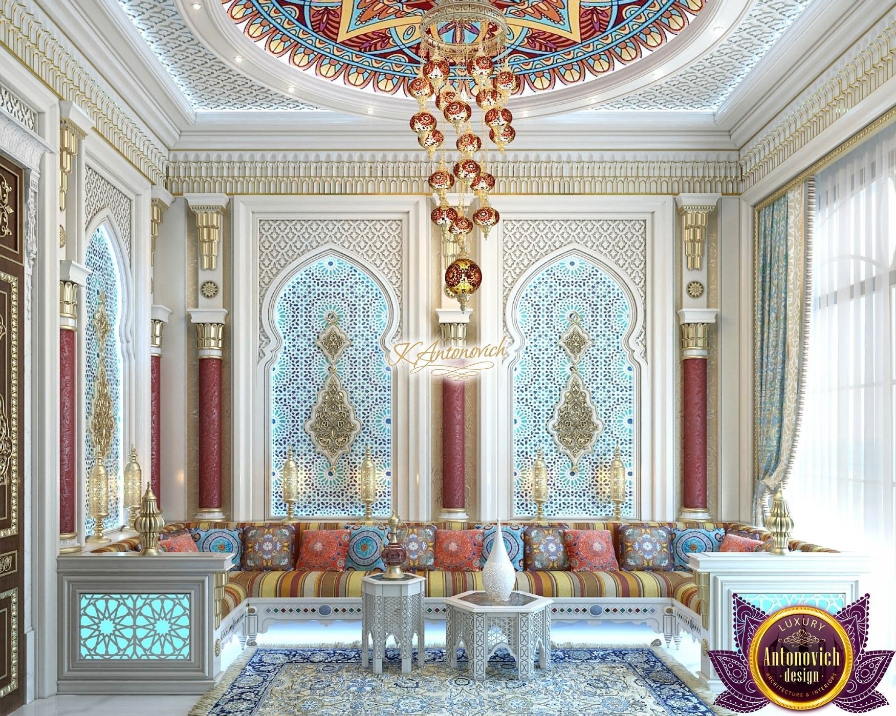 arabian inspired living room