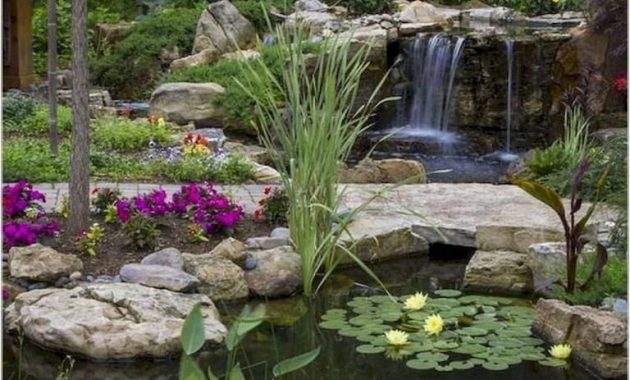 40 Awesome Garden Waterfall Ideas - BESTHOMISH