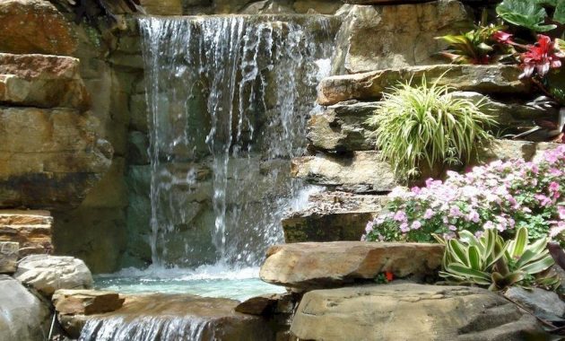 40 Awesome Garden Waterfall Ideas - BESTHOMISH