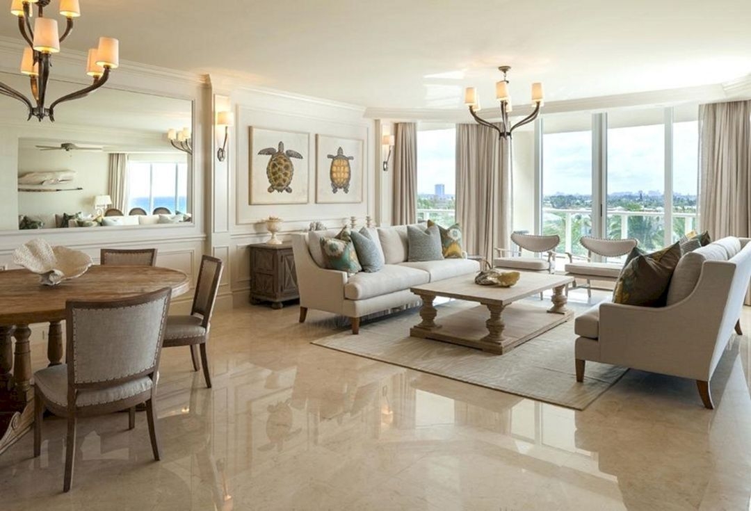Elegant Granite Floor For Living Room25