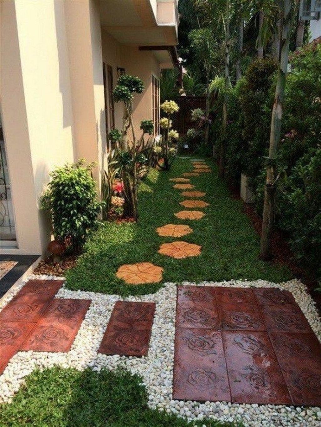 42 Beautiful Simple Front Yard Landscaping Design Ideas - BESTHOMISH