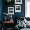 Cozy And Luxury Blue Living Room Ideas03