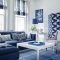 Cozy And Luxury Blue Living Room Ideas21