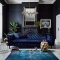 Cozy And Luxury Blue Living Room Ideas27