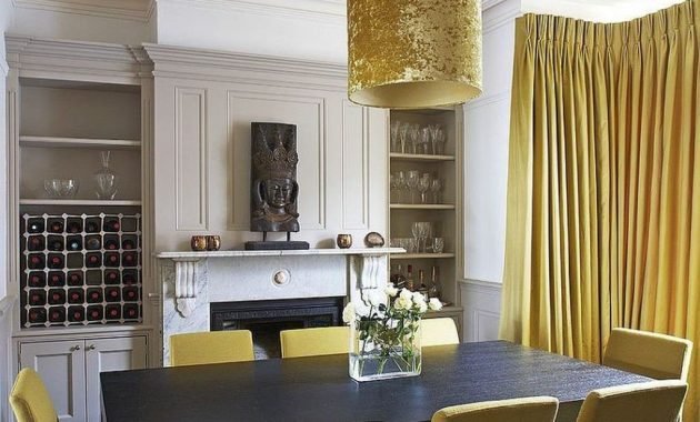 46 Luxurious Black And Gold Dining Room Ideas For Inspiration - BESTHOMISH