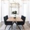 Luxurious Black And Gold Dining Room Ideas For Inspiration32