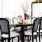 Luxurious Black And Gold Dining Room Ideas For Inspiration35