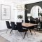Luxurious Black And Gold Dining Room Ideas For Inspiration38