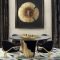 Luxurious Black And Gold Dining Room Ideas For Inspiration39