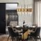 Luxurious Black And Gold Dining Room Ideas For Inspiration41