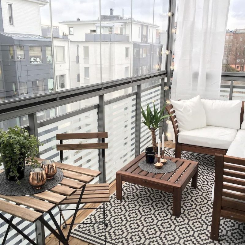 Picture of 34 Modern Apartment Balcony Decorating Ideas – BESTHOMISH