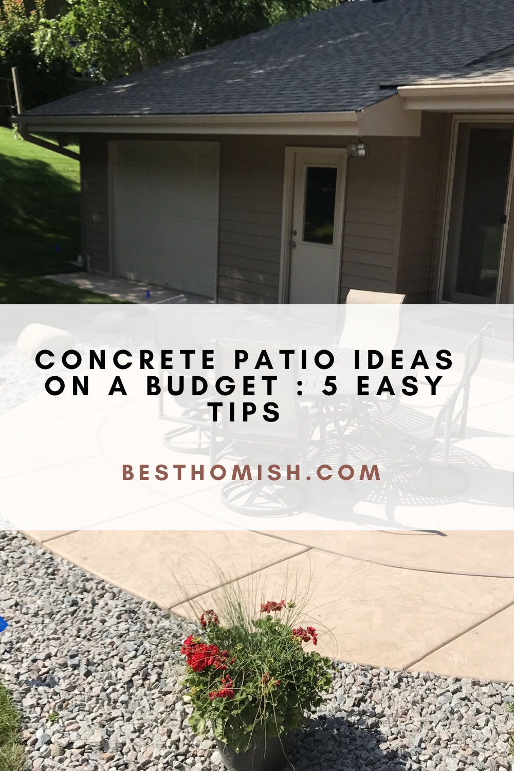 Concrete Patio Ideas On A Budget : 5 Easy Tips