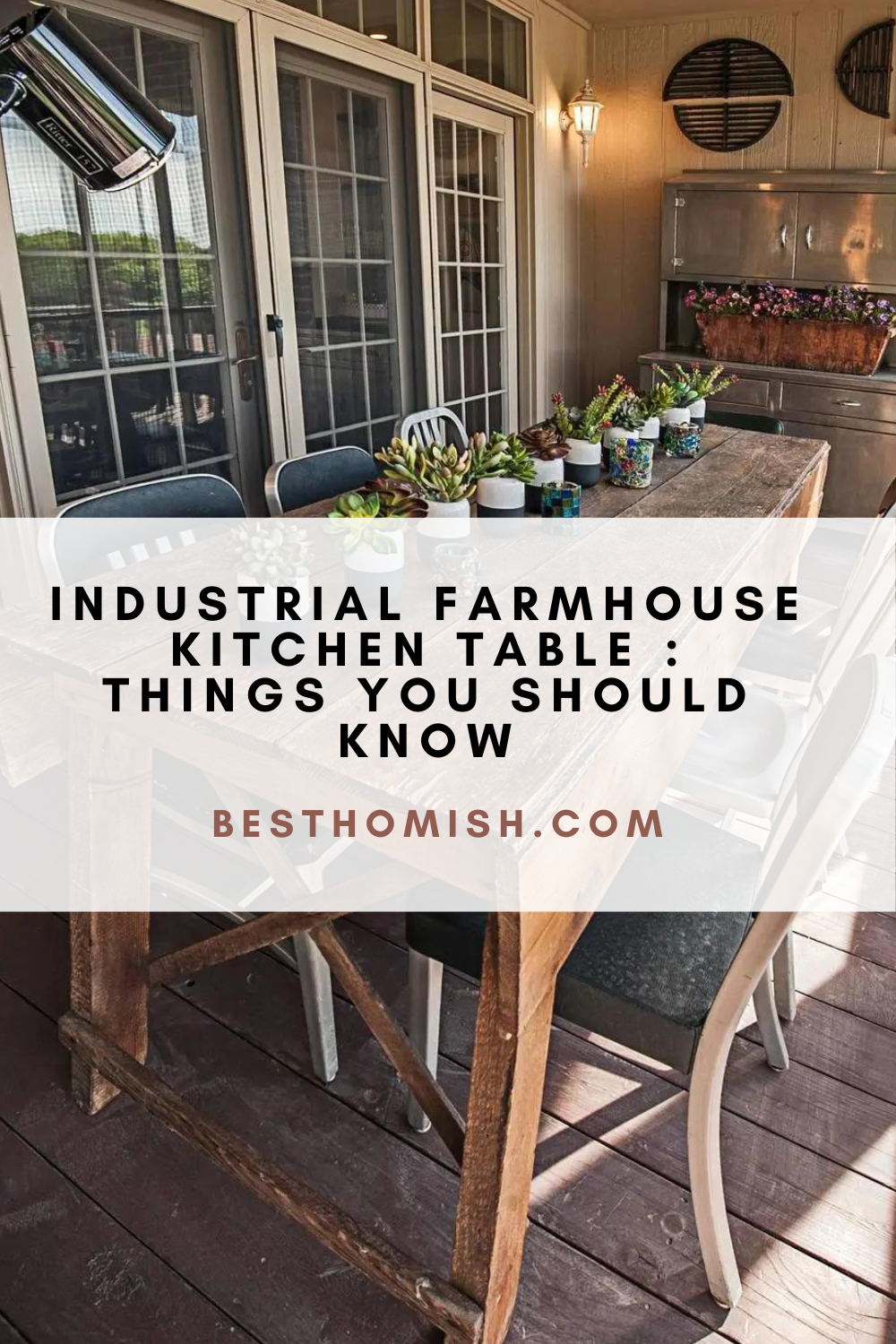 Industrial Farmhouse Kitchen Table : Things You Should Know
