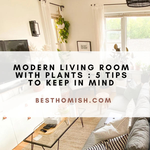 Modern Living Room With Plants : 5 Tips to Keep in Mind
