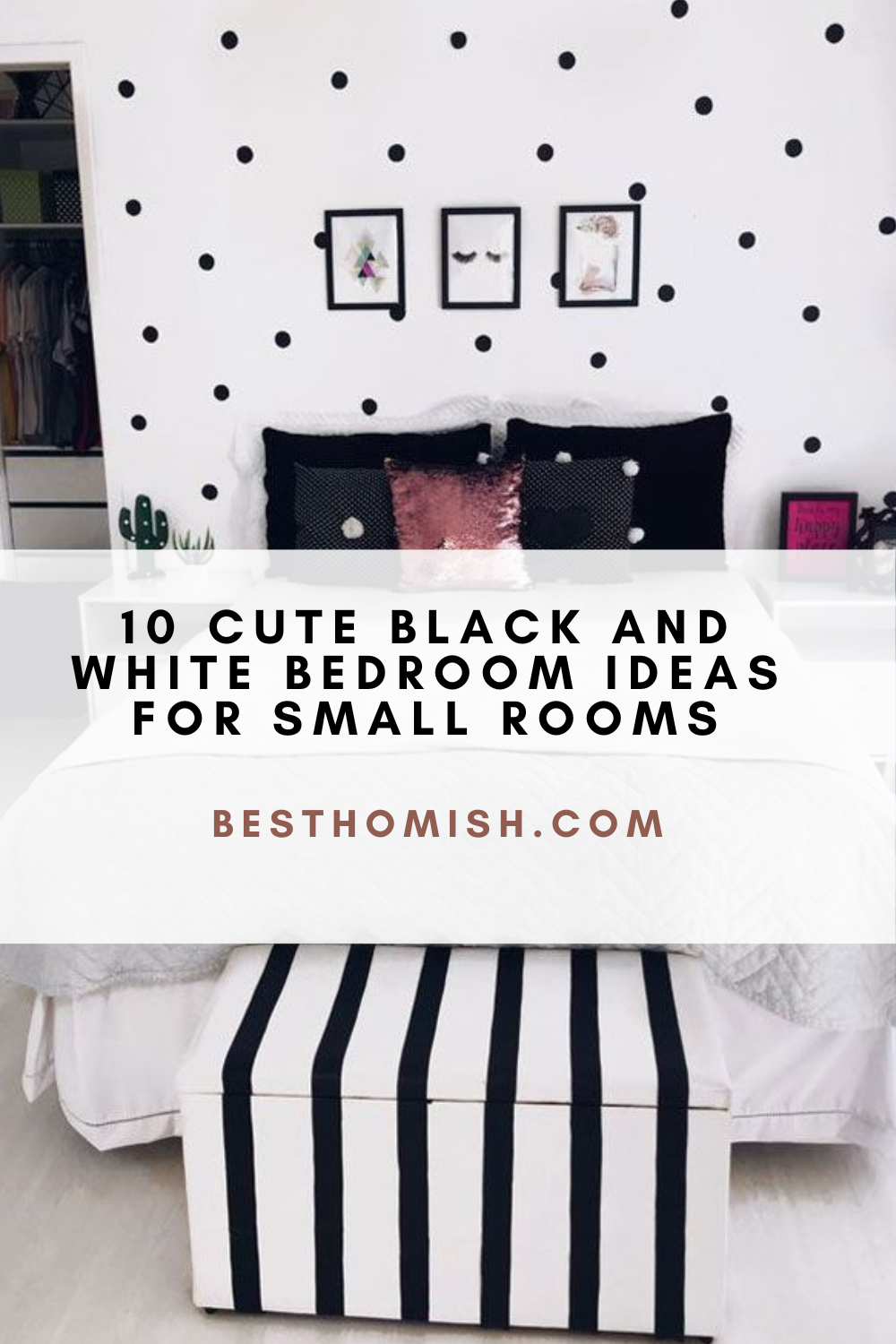 10 Cute Black And White Bedroom Ideas For Small Rooms