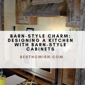 Barn-Style Charm: Designing A Kitchen With Barn-Style Cabinets