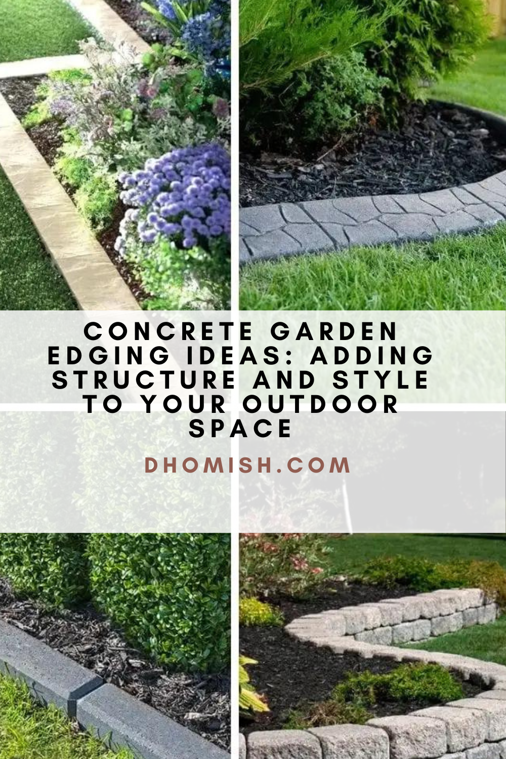 Concrete Garden Edging Ideas: Adding Structure And Style To Your Outdoor Space